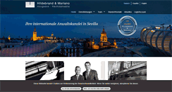Desktop Screenshot of hildebrand-mariano.com